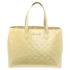 Louis Vuitton Vert Impression Monogram Vernis Wilshire MM Bag