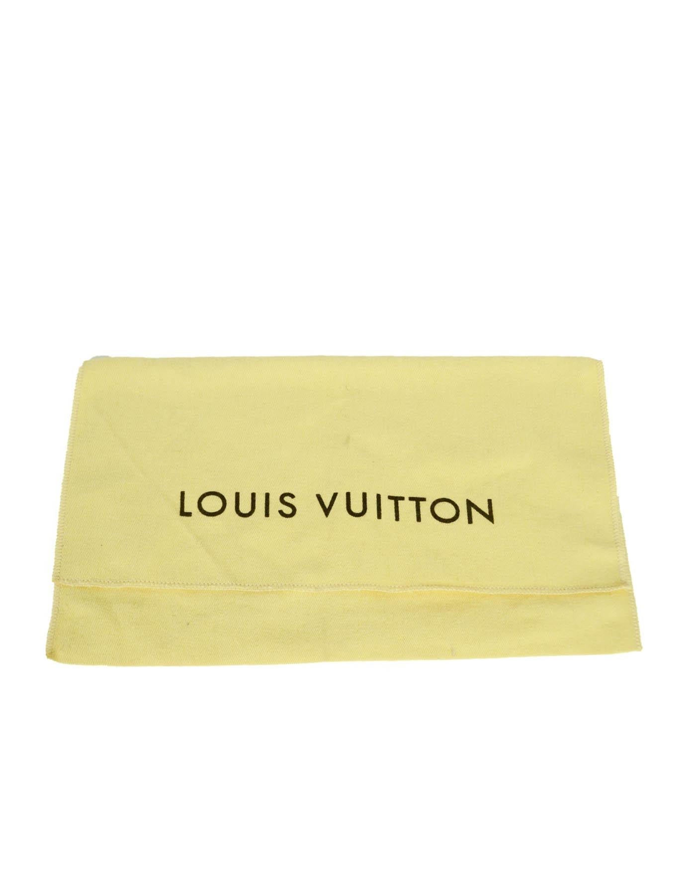 Louis Vuitton Vert Lagon Monogram Mahina Scala Mini Pouch Clutch/ Crossbody Bag 1