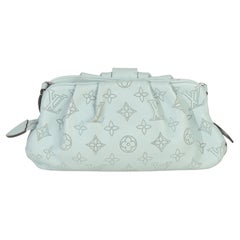 Louis Vuitton Vert Lagon Monogram Mahina Scala Mini Pouch