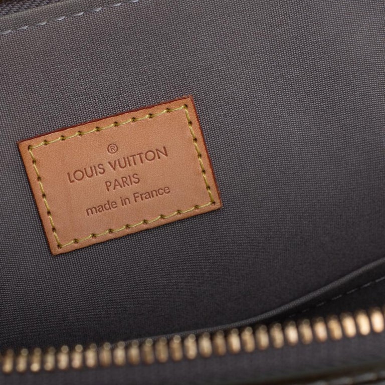 Louis Vuitton Vert Olive Monogram Vernis Alma GM Bag at 1stDibs