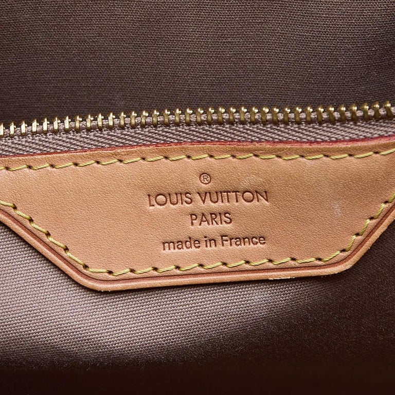 Louis Vuitton Vert Olive Monogram Vernis Brea GM Bag For Sale 6