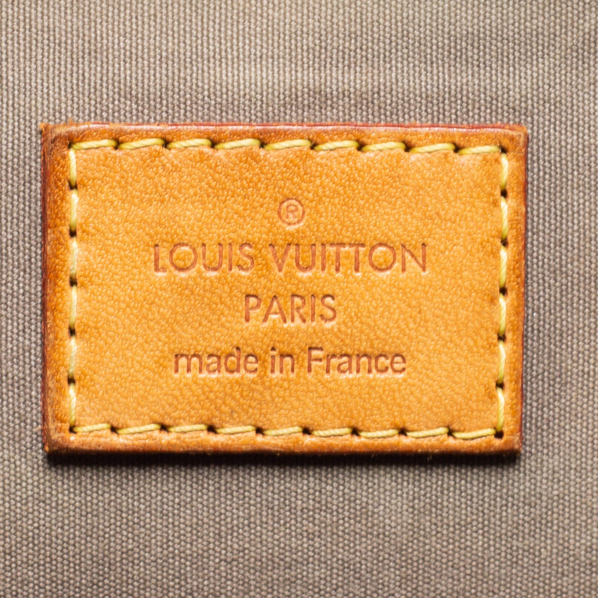 Louis Vuitton Vert Olive Monogram Vernis Leather Alma GM Bag 7