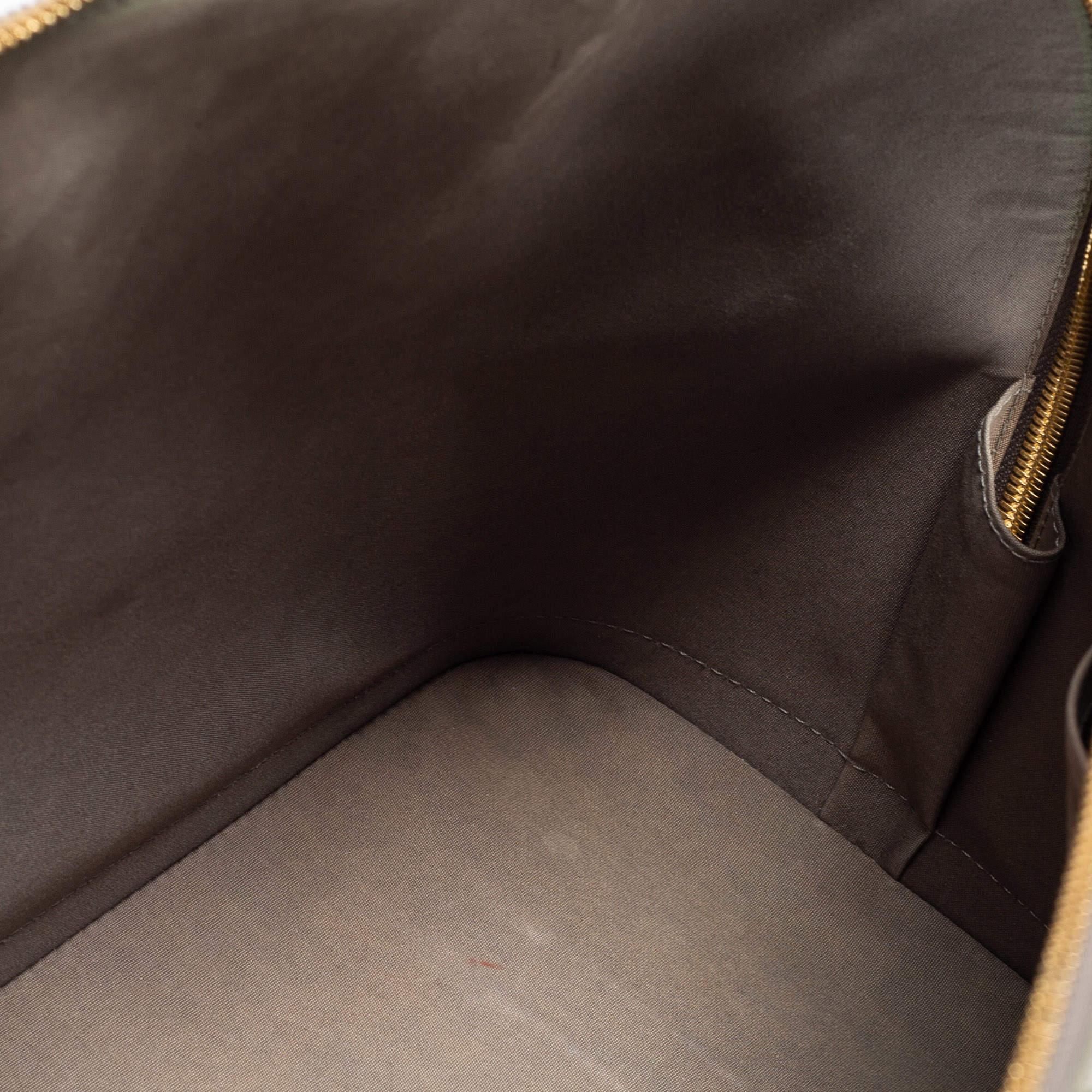 Louis Vuitton Vert Olive Monogram Vernis Leather Alma GM Bag 8