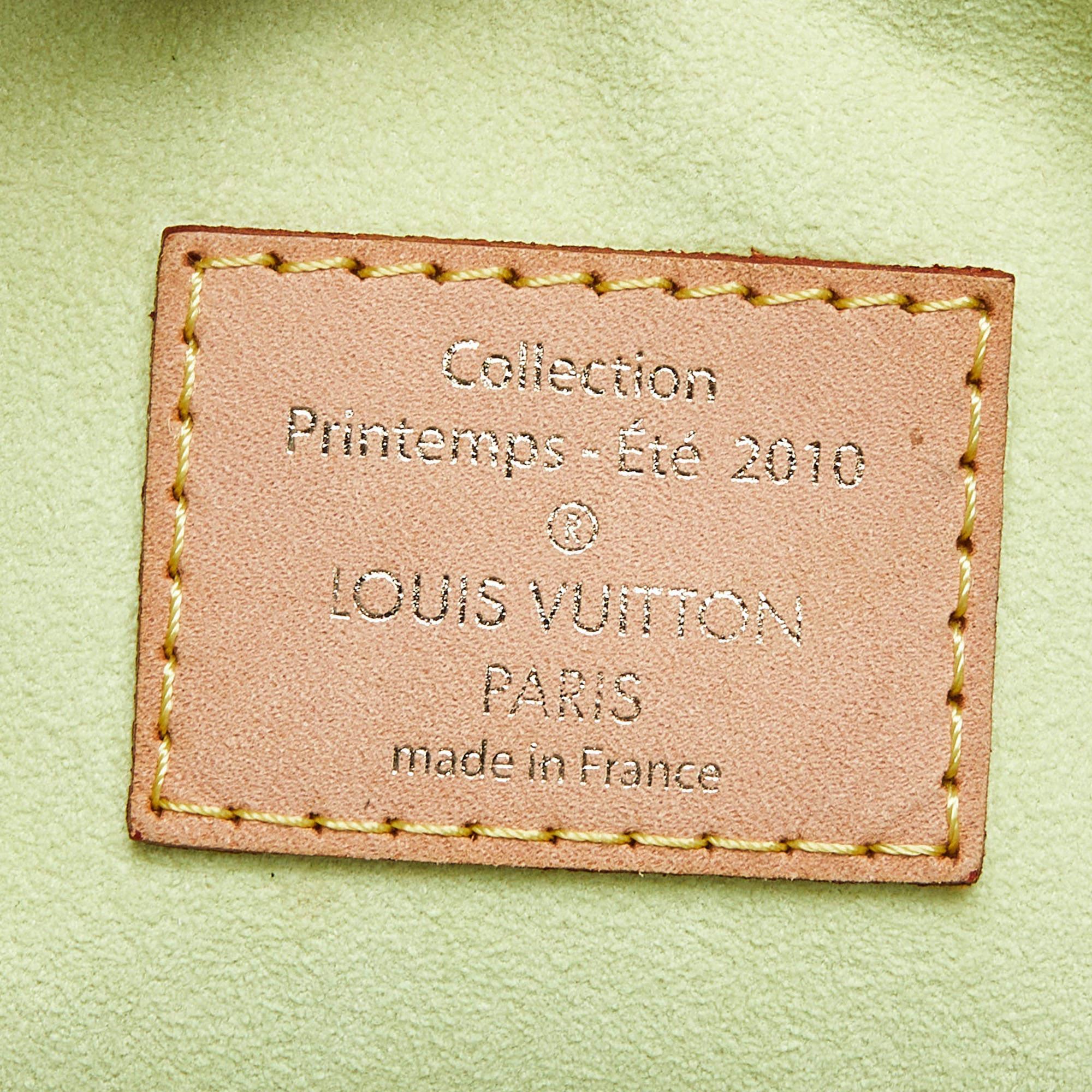 Women's Louis Vuitton Vert Ombre Monogram Denim Sunburst Limited Edition PM Bag For Sale