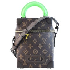 Louis Vuitton Vertical Box Trunk Bag No.7 Trunk L'oeil Vintage Monogram Canvas