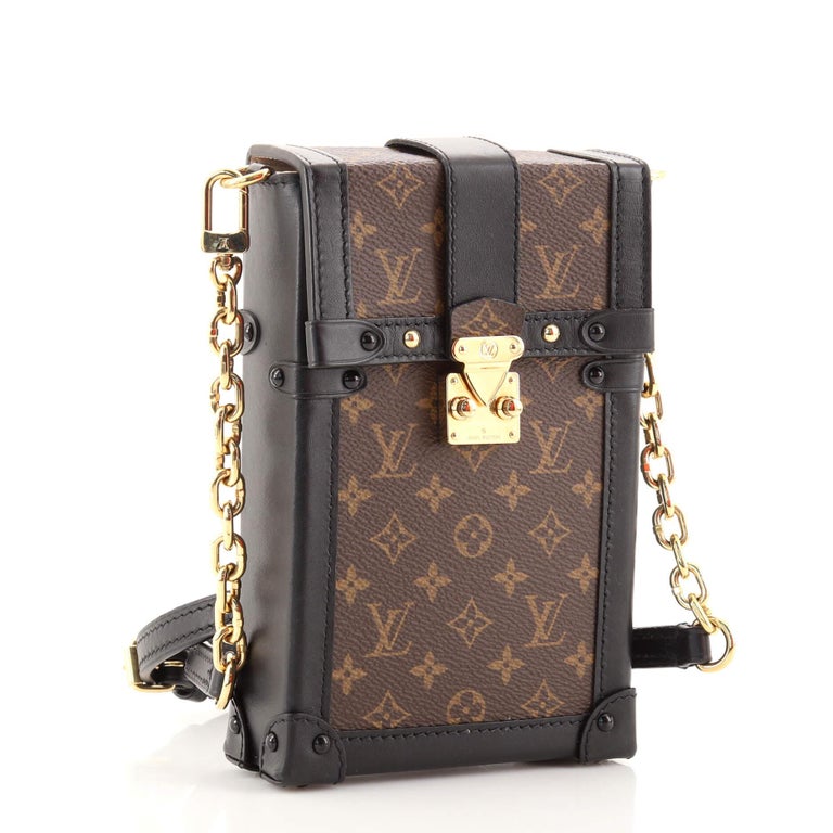 Pochette trunk cloth crossbody bag Louis Vuitton Brown in Cloth - 35939751