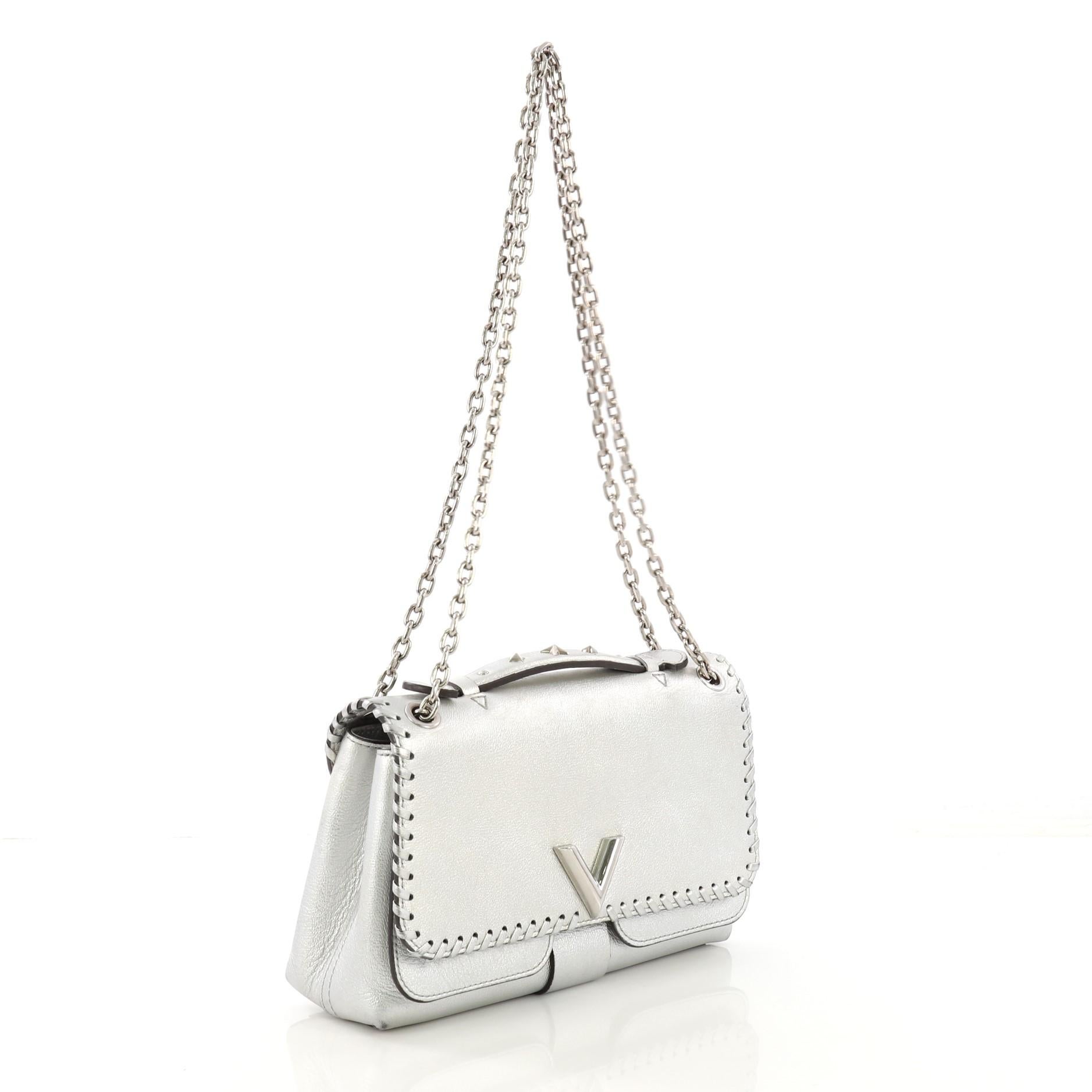 Louis Vuitton Very Chain Bag Whipstitch Leather at 1stDibs