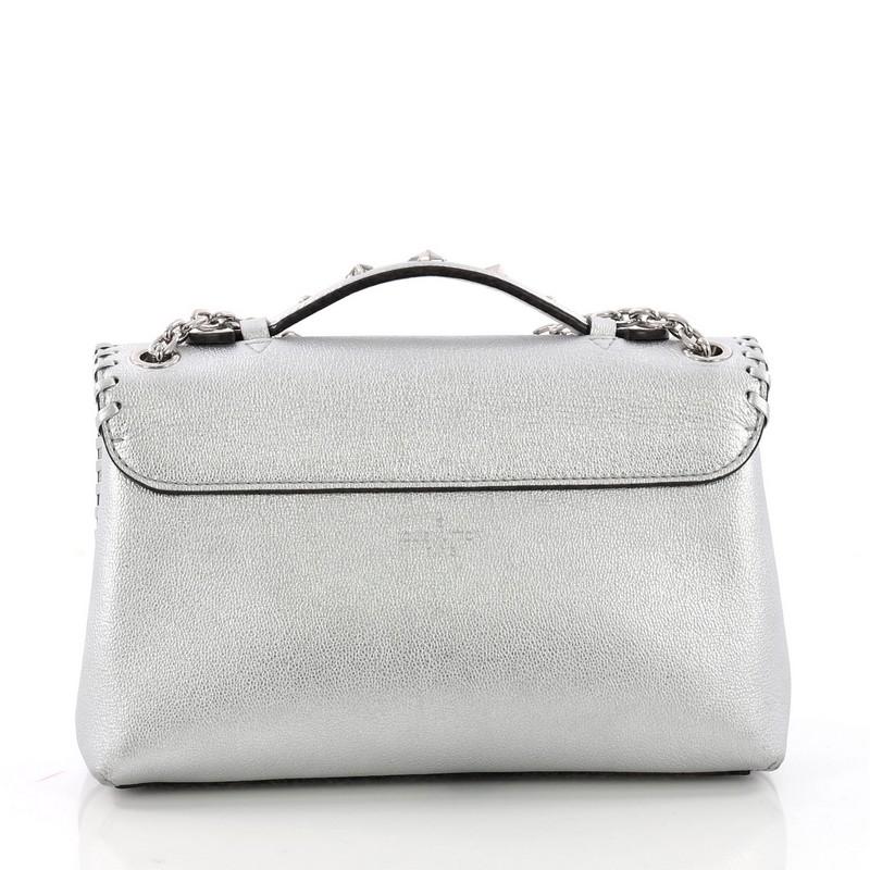 Gray Louis Vuitton Very Chain Bag Whipstitch Leather