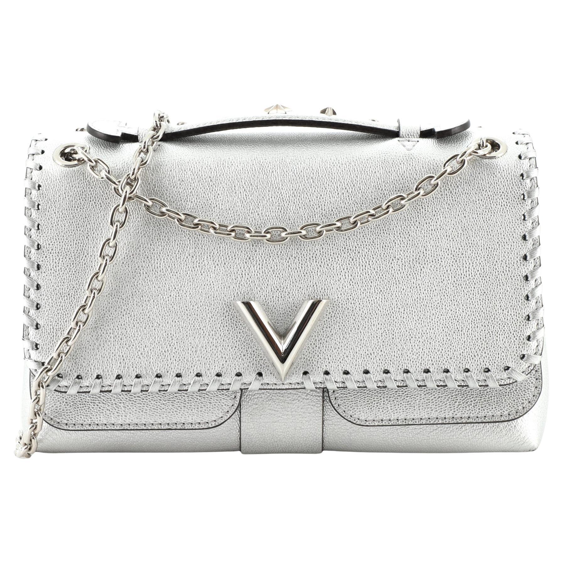  Louis Vuitton Very Chain Bag Whipstitch Leather
