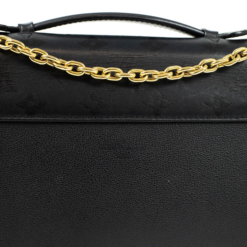 Louis Vuitton, Very Chain in black leather For Sale 7