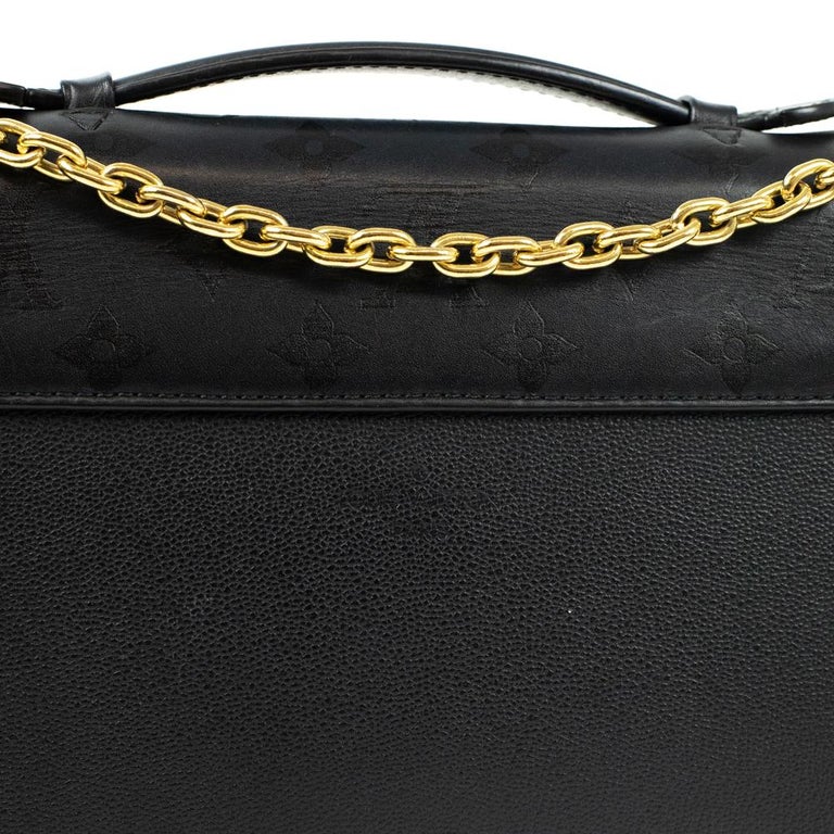 Louis Vuitton, Very Chain in black leather For Sale 9