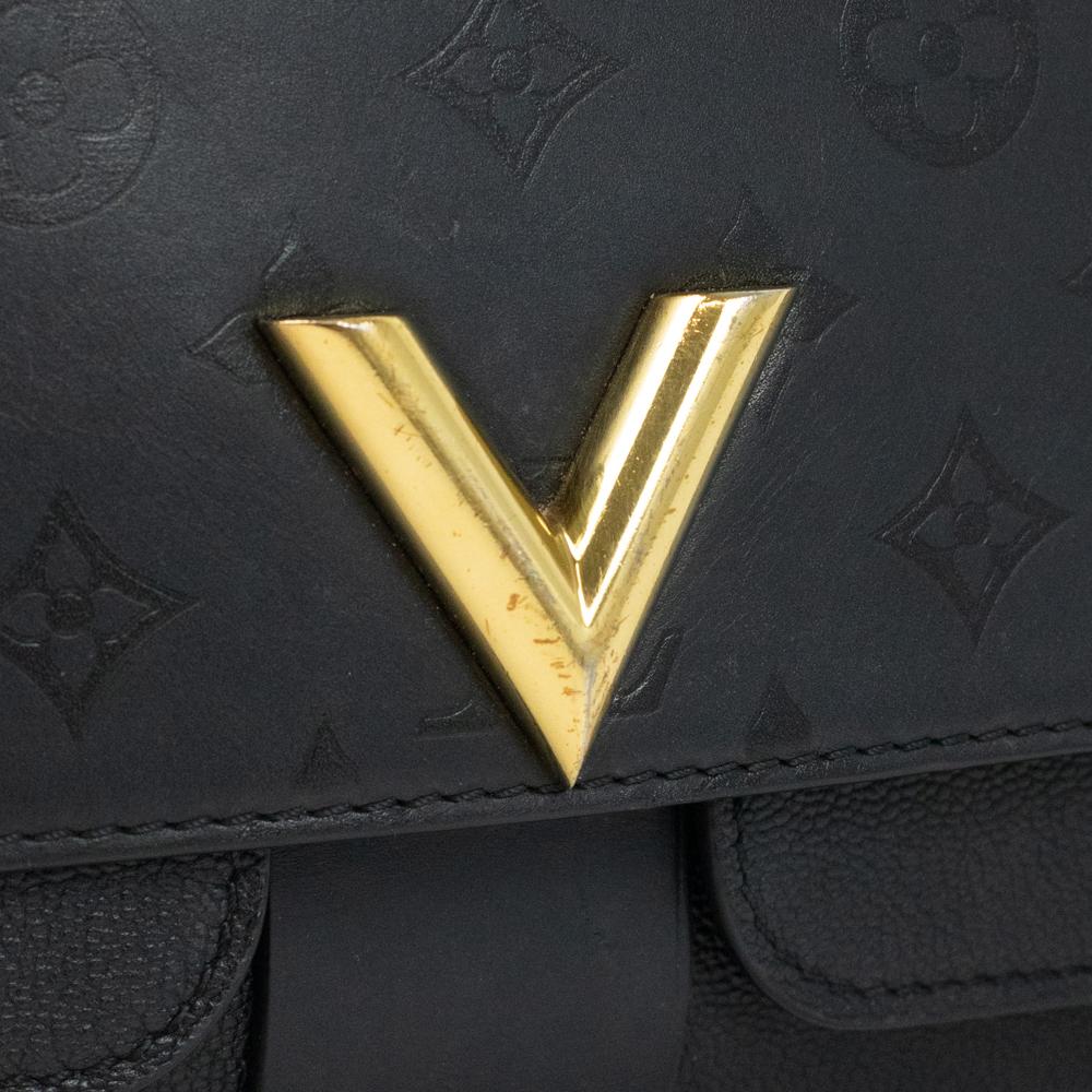 Louis Vuitton, Very Chain in black leather For Sale 8