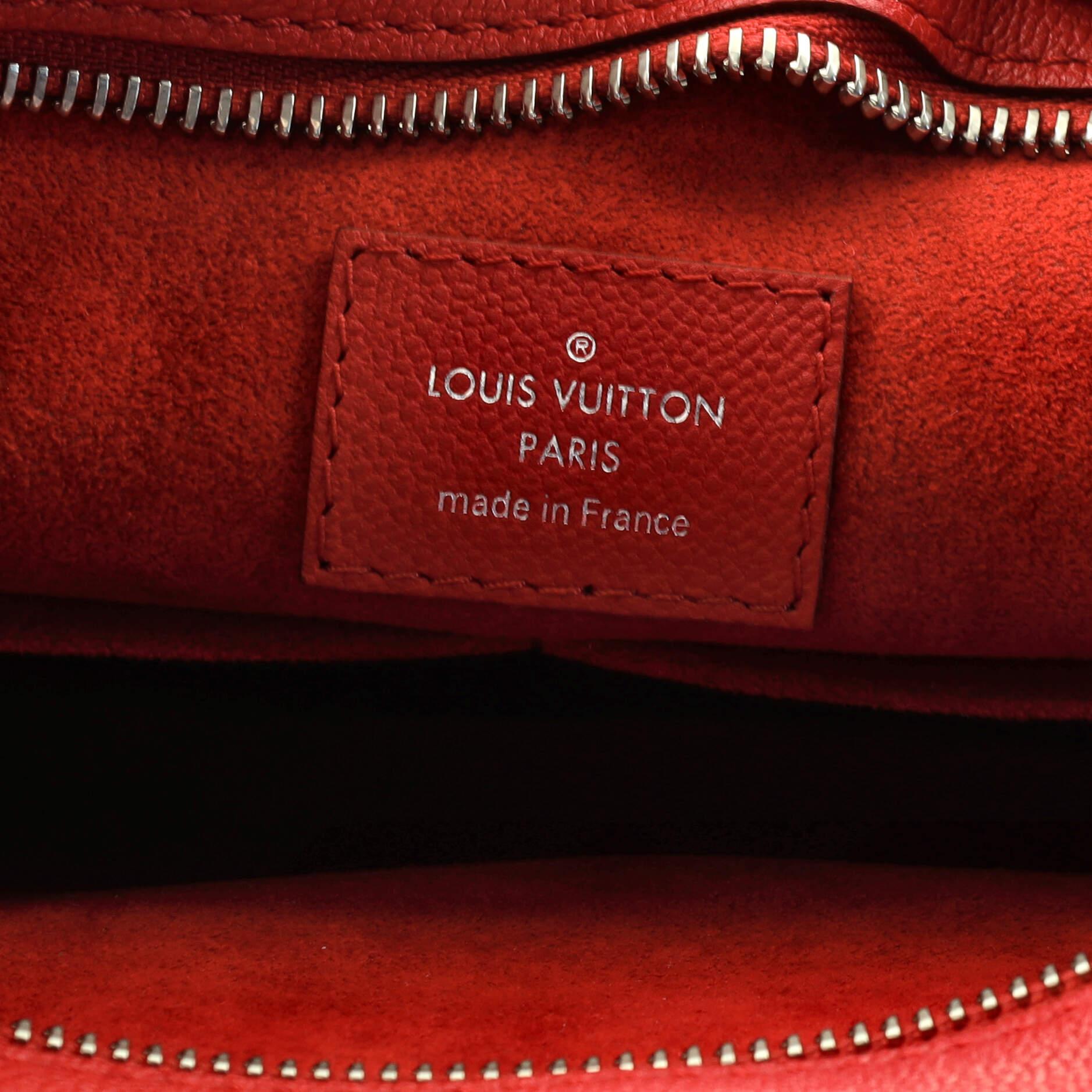 Tote mit sehr Reißverschluss von Louis Vuitton aus Leder mit Monogramm 1