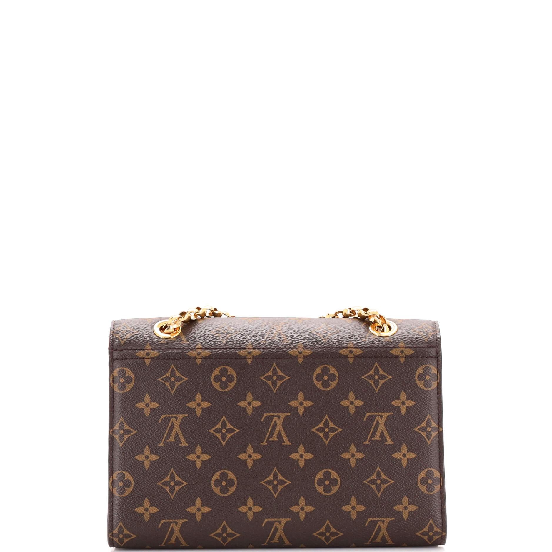Louis Vuitton Victoire Handbag Monogram Canvas and Leather In Good Condition In NY, NY