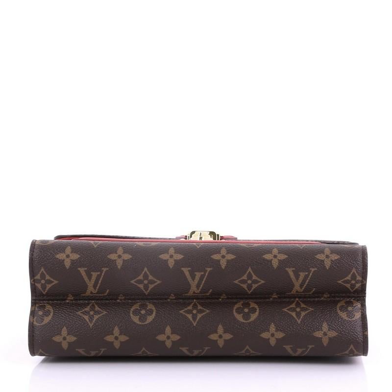 Black Louis Vuitton Victoire Handbag Monogram Canvas and Leather