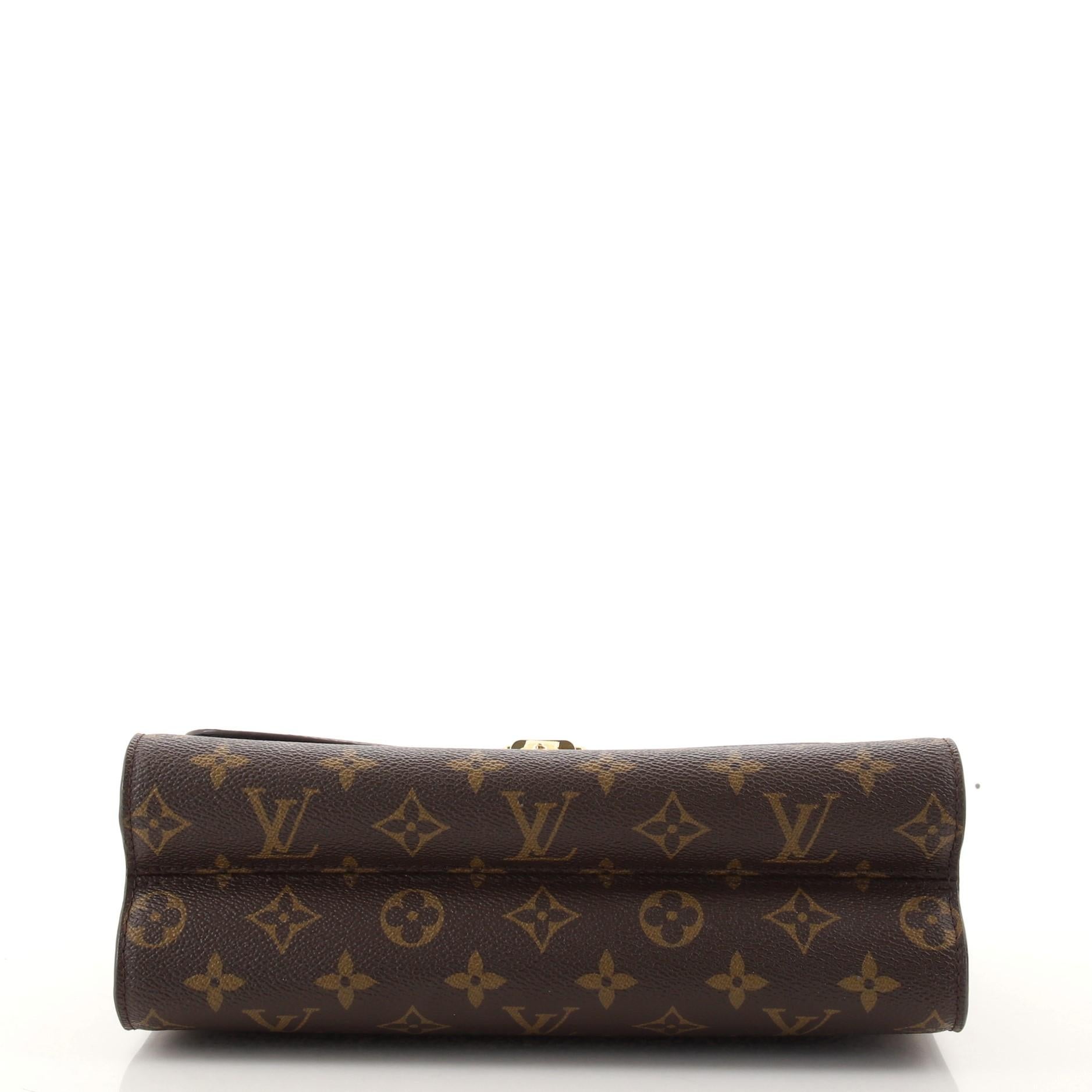 Louis Vuitton Victoire Handbag Monogram Canvas and Leather at