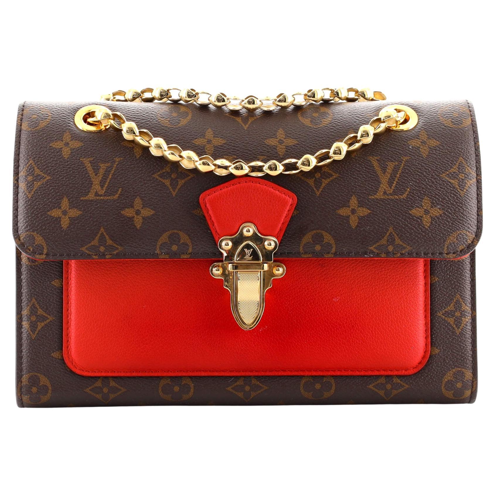 Louis Vuitton Victoire Handbag Monogram Canvas and Leather at