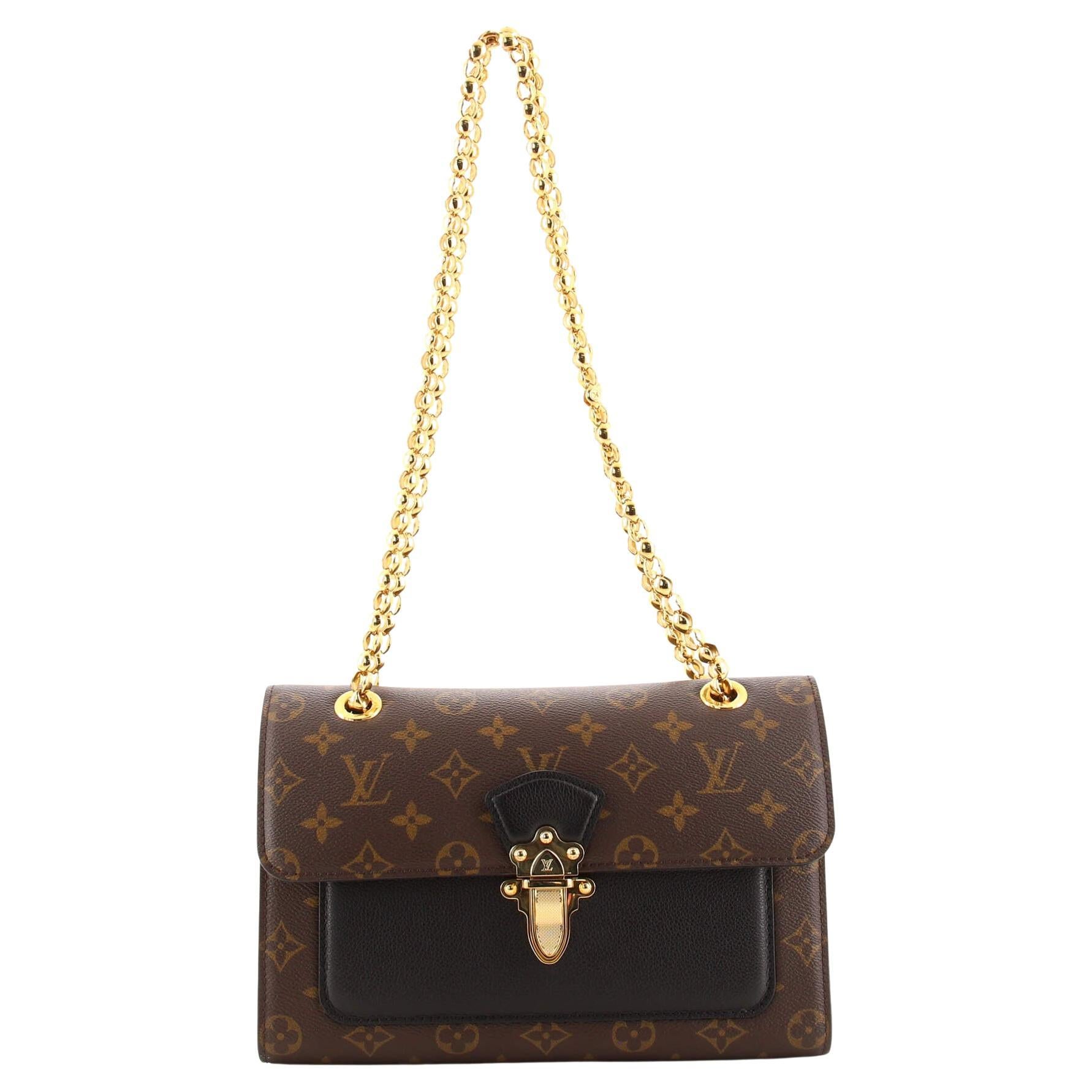 Louis Vuitton Victoire Handbag Monogram Canvas and Leather