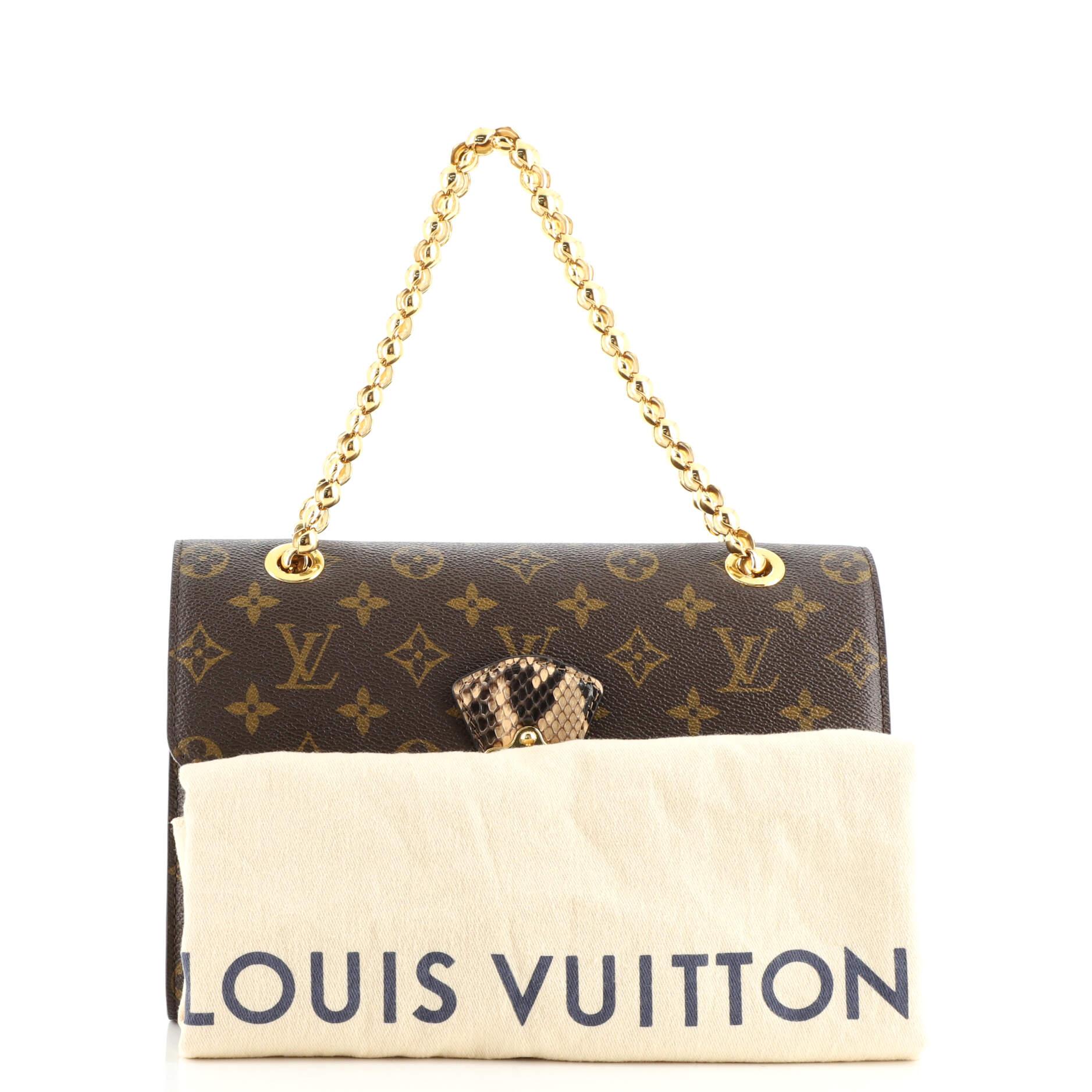 Louis Vuitton Python Victoire Bag