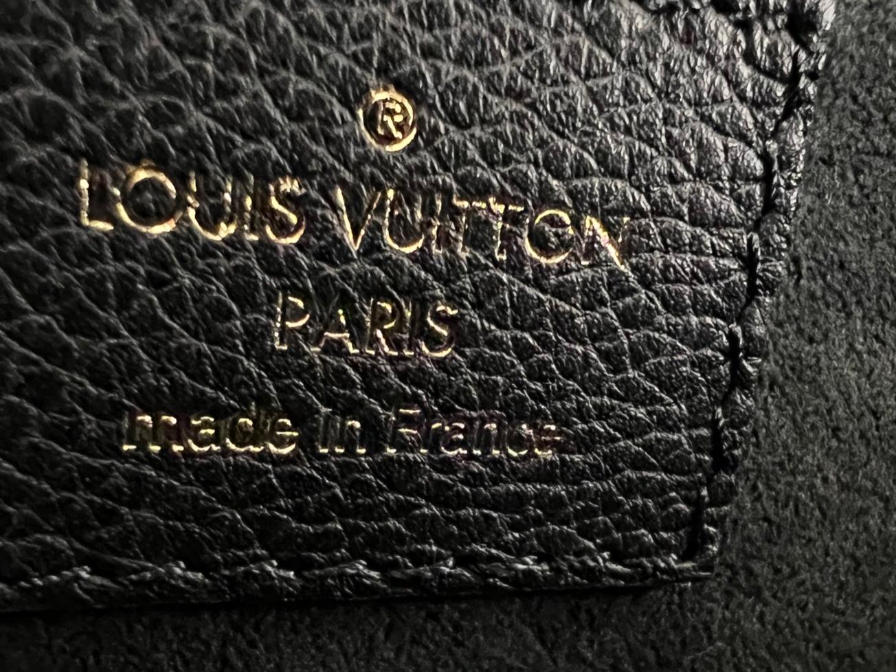 LOUIS VUITTON Victoire  Monogram Black Leather Hand Bag  7