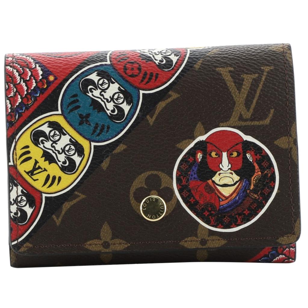 Louis Vuitton Victorine Compact Wallet NM Limited Edition Kabuki Monogram Canvas