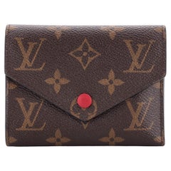 Louis Vuitton - Portefeuille Victorine en toile avec monogramme