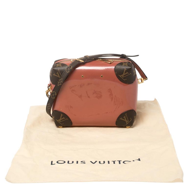 Louis Vuitton Purse Vieux Rose Patent Leather Miroir Venice Cross Body