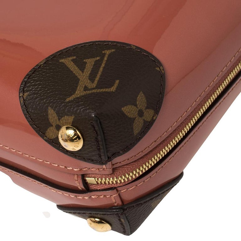 Louis Vuitton Purse Vieux Rose Patent Leather Miroir Venice Cross Body