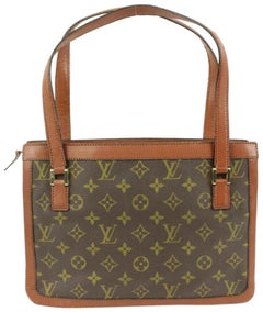 Louis Vuitton Vintage 1970's Monogram Sac Bavore 3 Poches Mini Tote Bavolet  48l