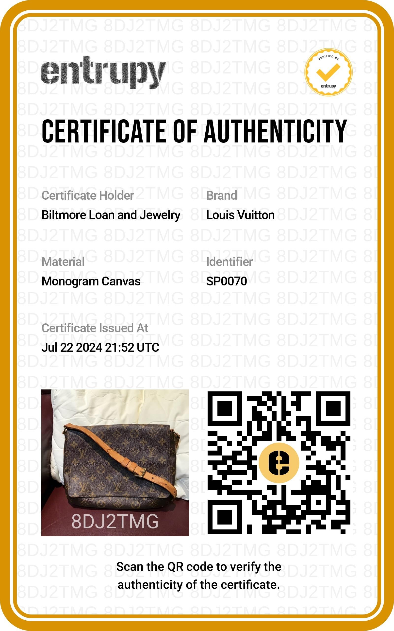 Louis Vuitton Vintage 2000s Monogram Musette Tango For Sale 7