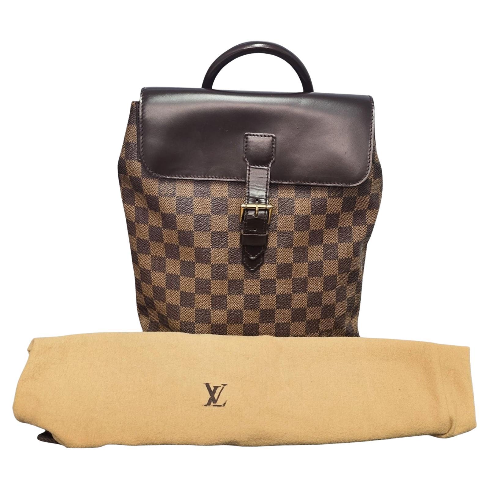 Louis Vuitton Vintage 90s Damier Ebene Soho Backpack