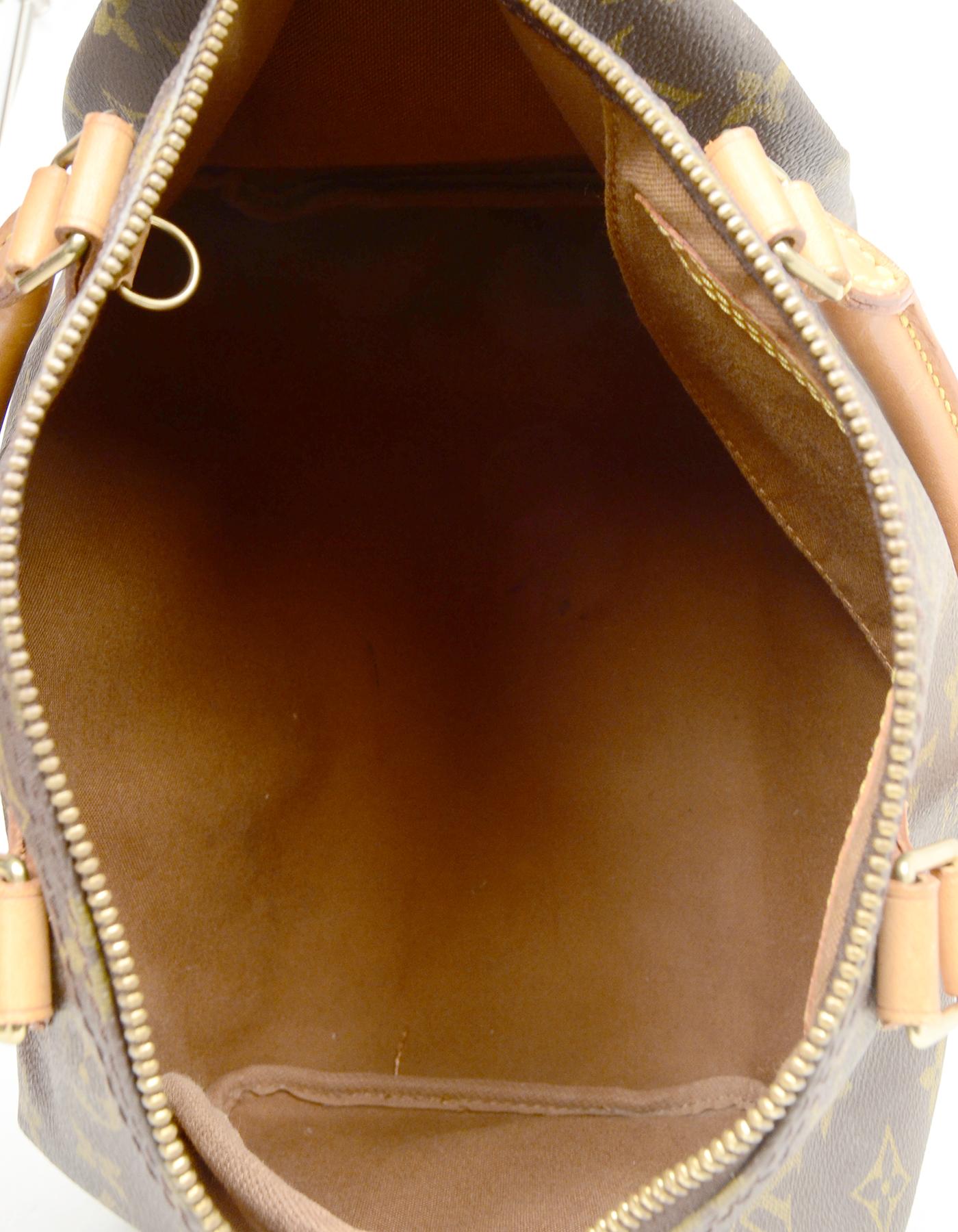 Black Louis Vuitton Vintage 90's LV Monogram Canvas Speedy 30 Bag