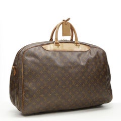 LOUIS VUITTON VIntage Alize - Borsa a 2 scomparti con monogramma in pelle marrone