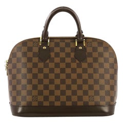Louis Vuitton Vintage Alma Handbag Damier PM