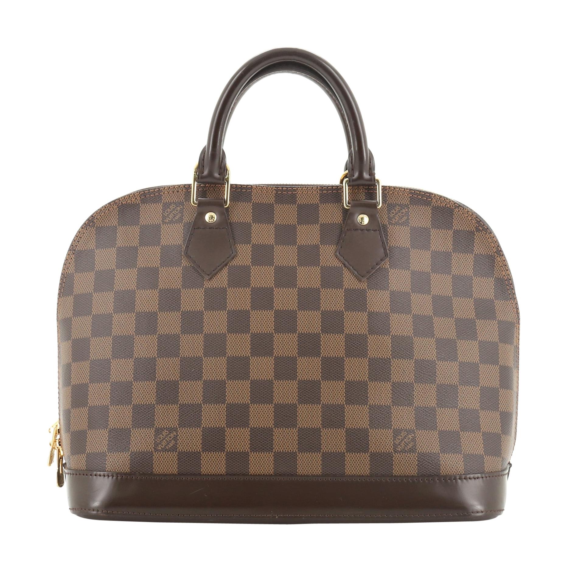 Louis Vuitton Vintage Alma Handbag Damier PM