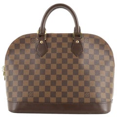 Louis Vuitton Vintage Alma Handbag Damier PM
