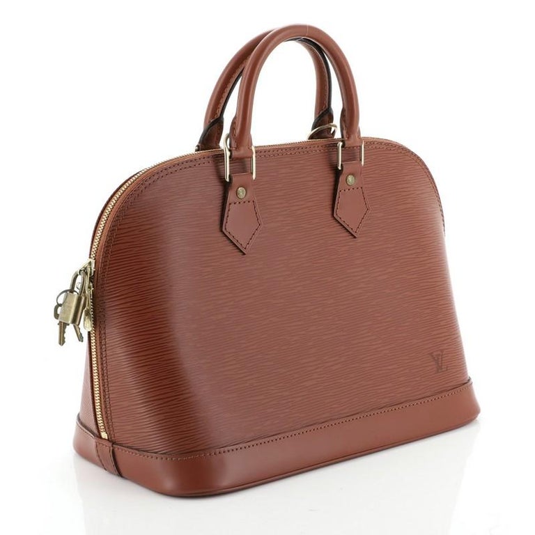 Louis Vuitton Vintage Alma Handbag Epi Leather Pm