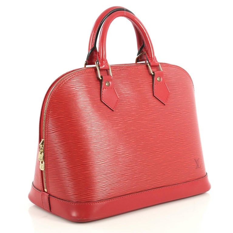 Louis Vuitton Vintage Alma Handbag Epi Leather Pm