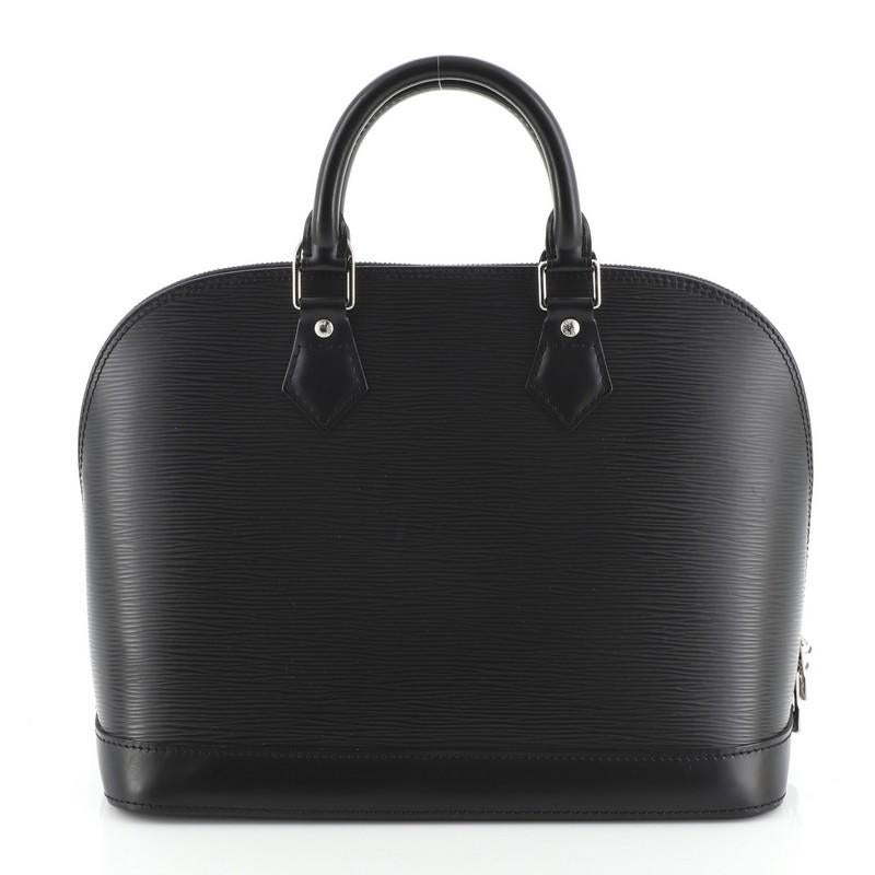 Louis Vuitton Vintage Alma Handbag Epi Leather PM In Good Condition In NY, NY