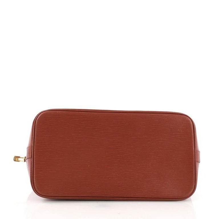 Louis Vuitton Vintage Alma Handbag Epi Leather PM For Sale at 1stdibs