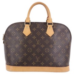 Louis Vuitton Vintage Alma Handbag Monogram Canvas PM