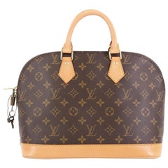 Louis Vuitton Vintage Alma Handbag Monogram Canvas PM