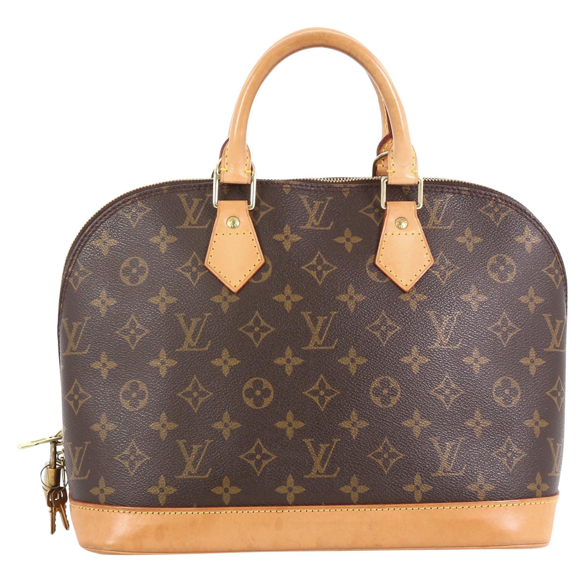 Louis Vuitton Vintage Alma Handbag Monogram Canvas PM
