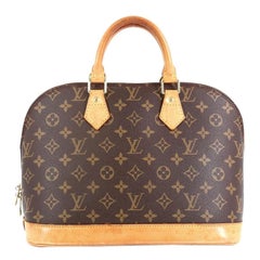 Louis Vuitton Vintage Alma Handbag Monogram Canvas PM