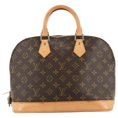 Louis Vuitton Vintage Alma Handbag Monogram Canvas PM