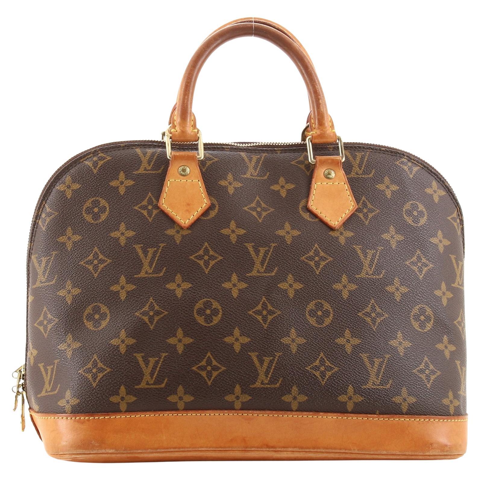 Louis Vuitton Vintage Alma Handbag Monogram Canvas PM