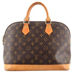 Louis Vuitton Vintage Alma Handbag Monogram Canvas PM