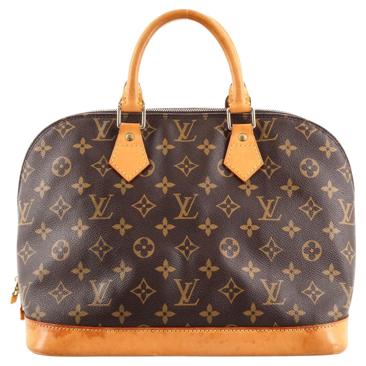 Louis Vuitton Vintage Alma Handbag Monogram Canvas PM