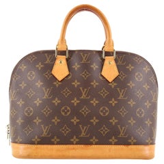 Louis Vuitton Vintage Alma Handbag Monogram Canvas PM