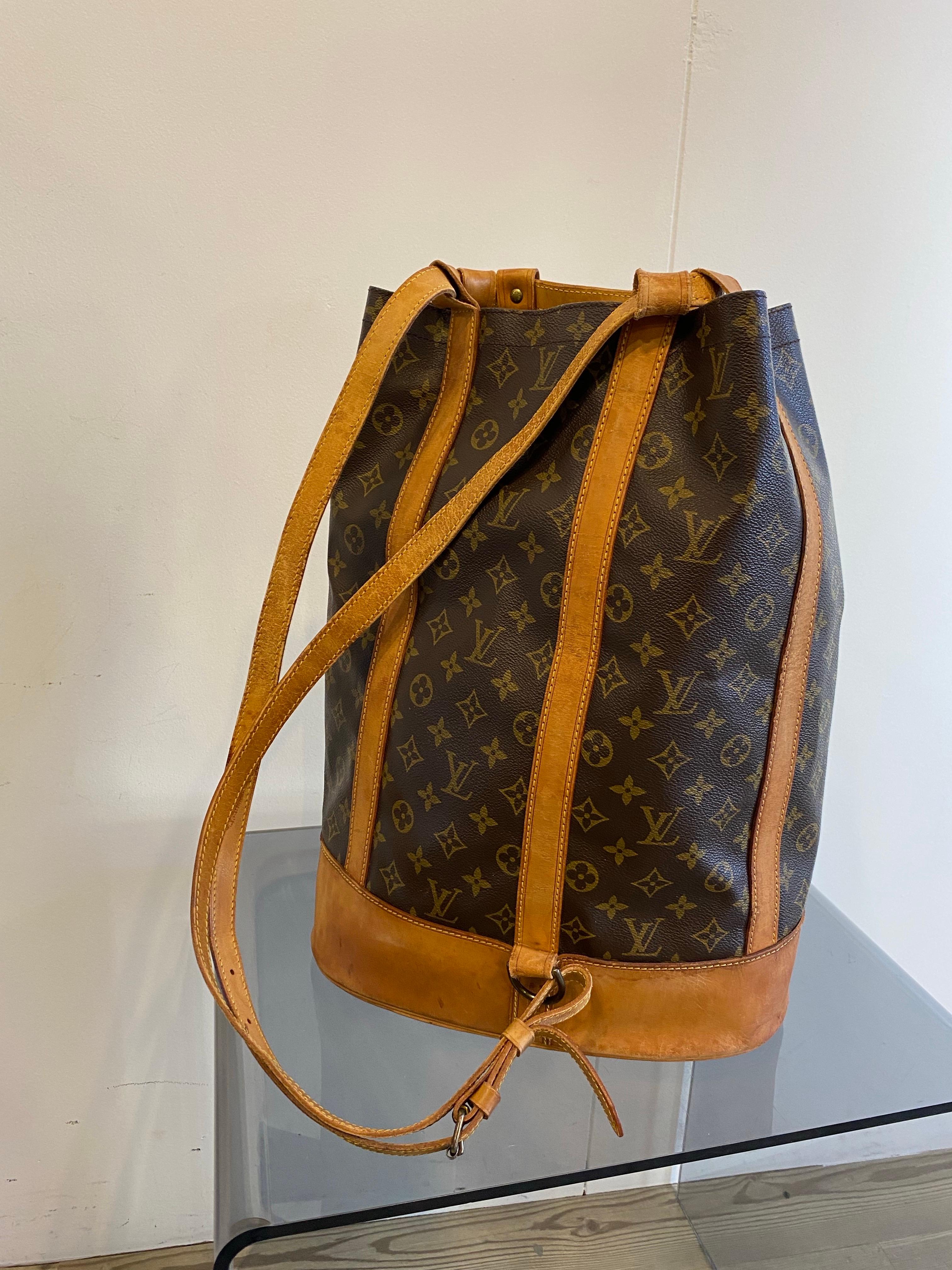 Sac vintage Louis Vuitton modèle Randonnee GM en vente 4